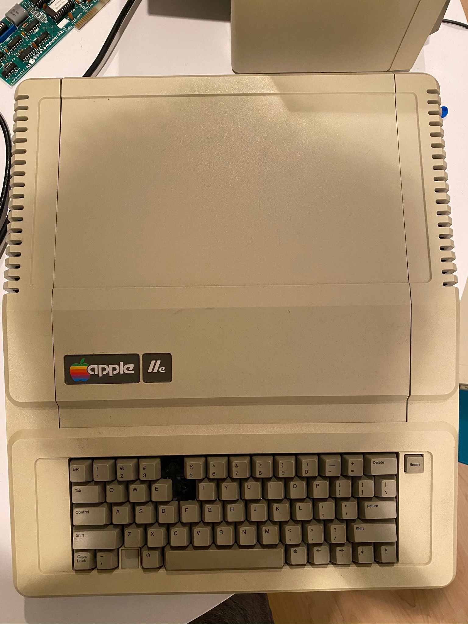 Apple IIe top down