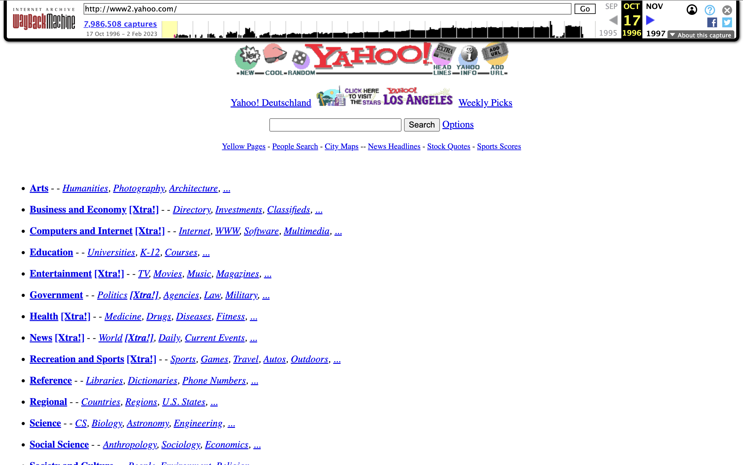Yahoo homepage gif